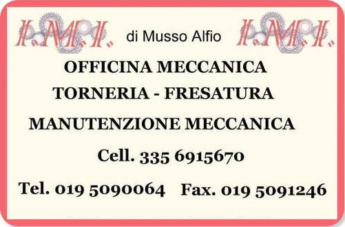 Officina Meccanica Torneria Fresatura Manutenzione Meccanica I.M.I. Meccanica Cairo Montenotte (SV)